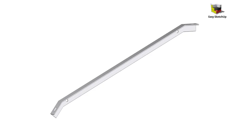 BRACE ALLEY ARM 5x50x6 mm 1000 mm Long
