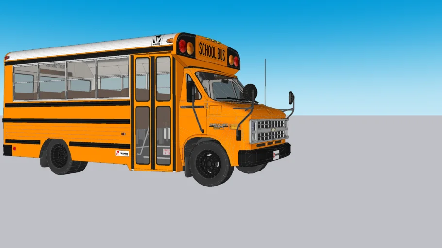 1990 Wayne Chaperone - Type A school bus - GM G30 - 6.2L Detroit - diesel