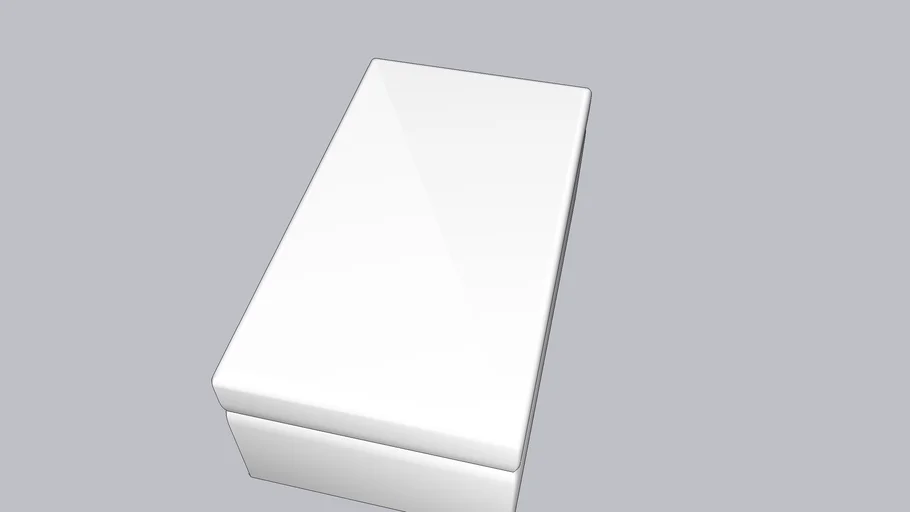 rectangular ottoman