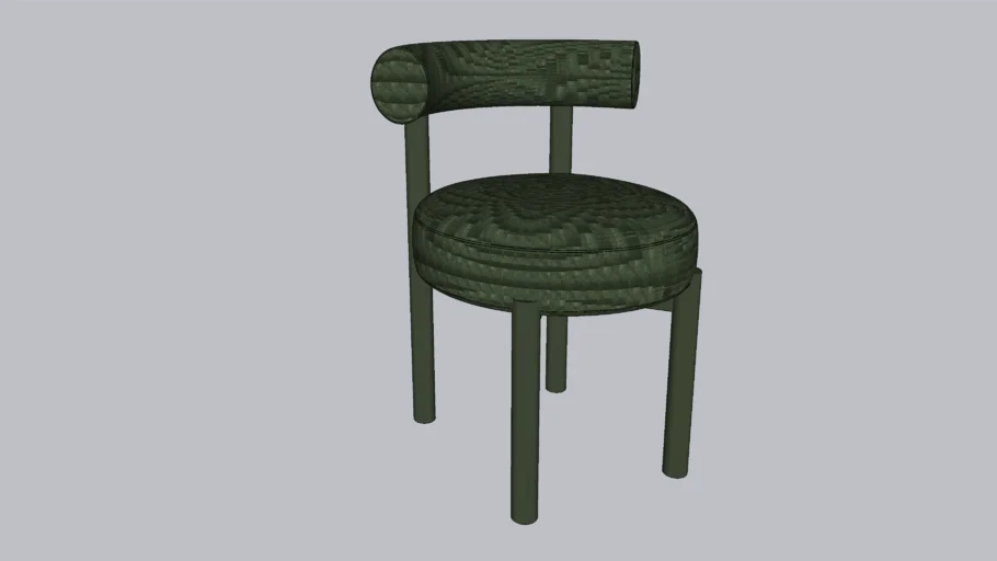 TOV_MARGARET BOLSTER BACK DINING CHAIR