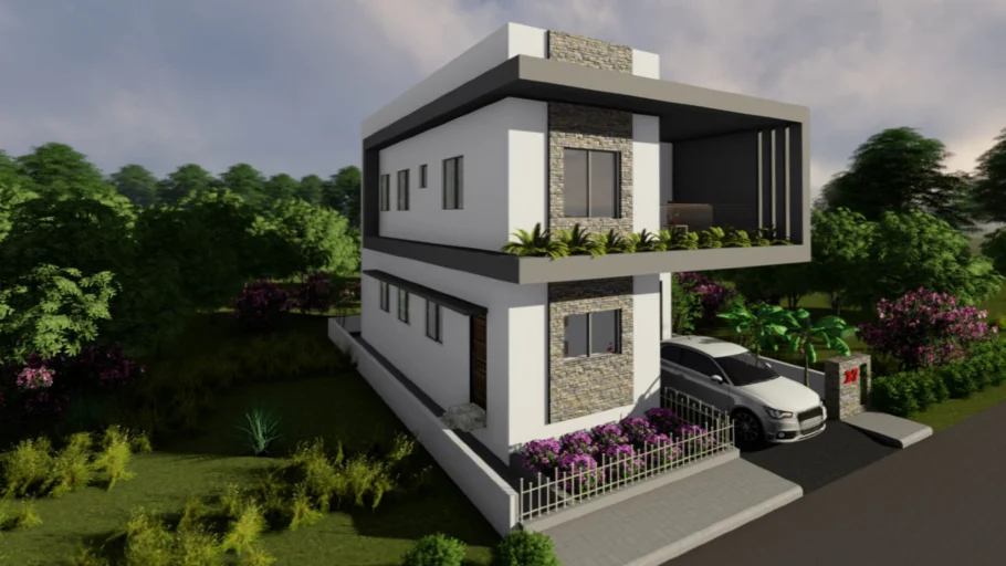MODERN HOUSE ARCHITECTURE 3D MODEL