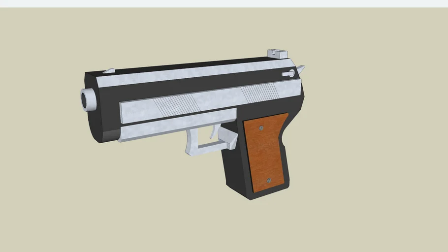 Handgun (Please rate, it's my first gun model) | 3D Warehouse