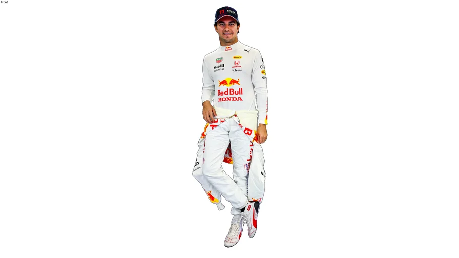 Checo Perez mono blanco