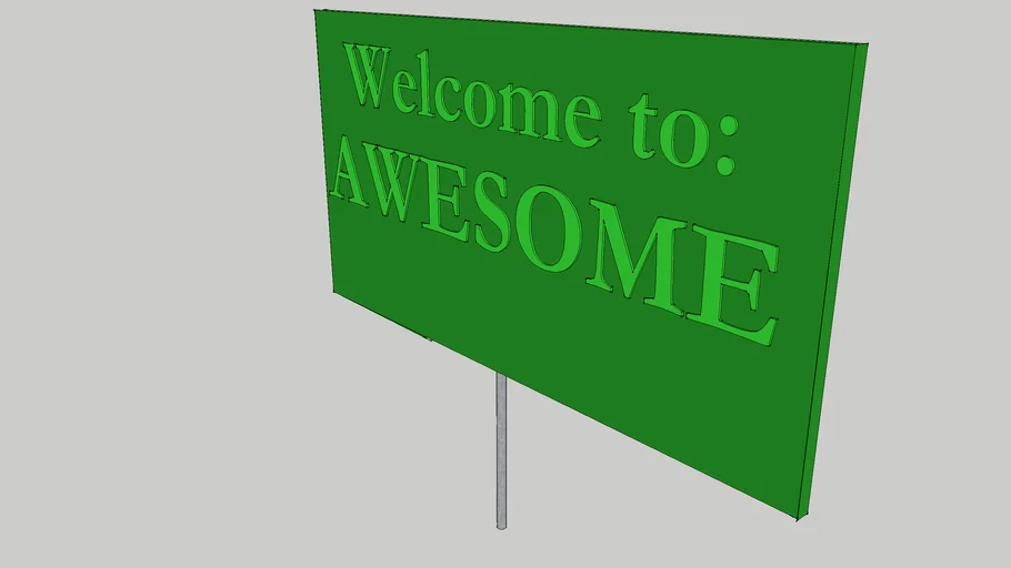 WELCOME SIGN