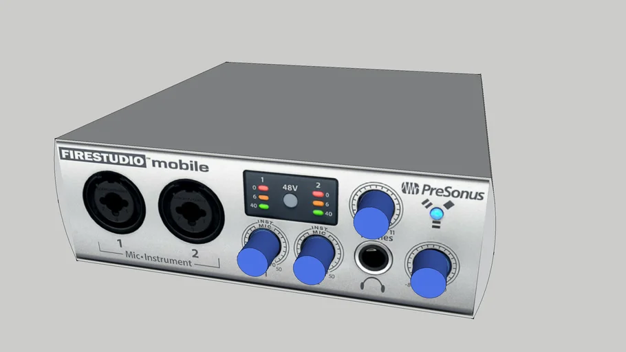 Presonus Firestudio Mobile Recording Interface | 3D Warehouse