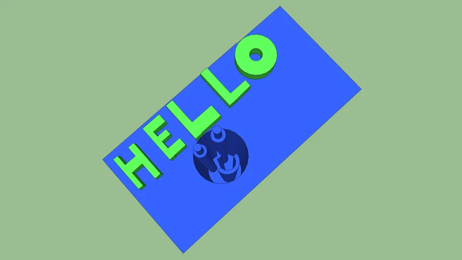 Hello | 3D Warehouse