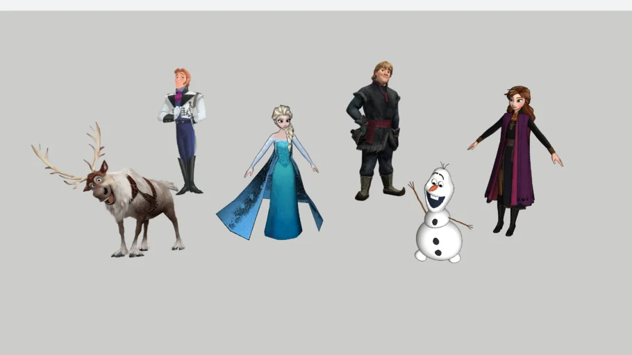 Personagens Frozen