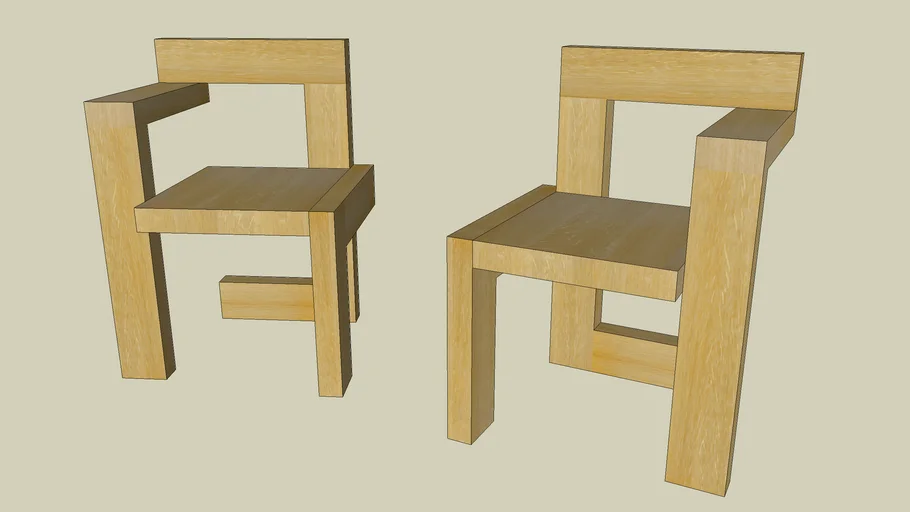 Steltman chair. Rietveld