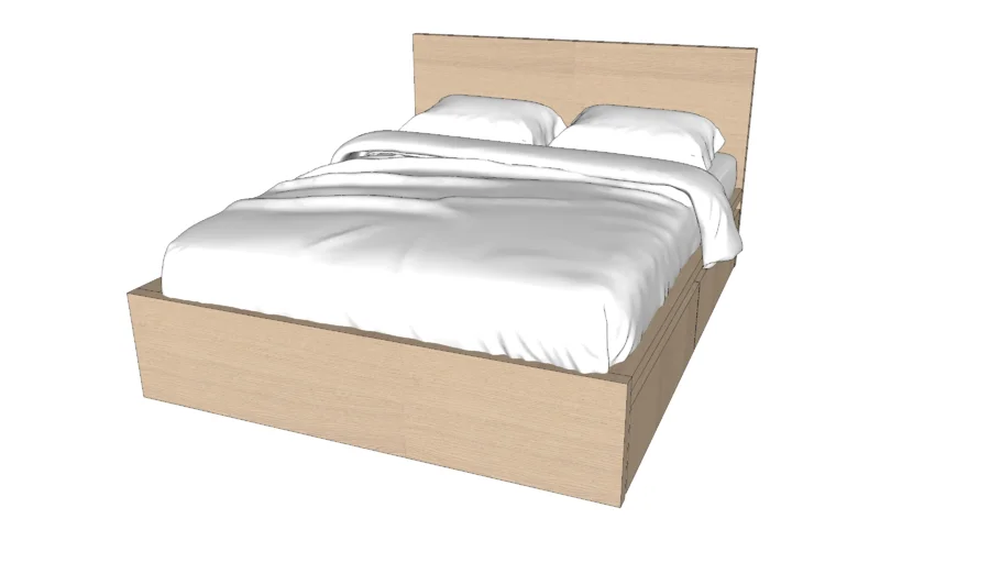 Malm bed 209 166