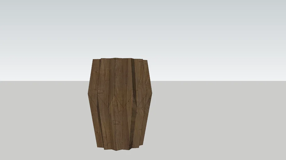 Origami side table