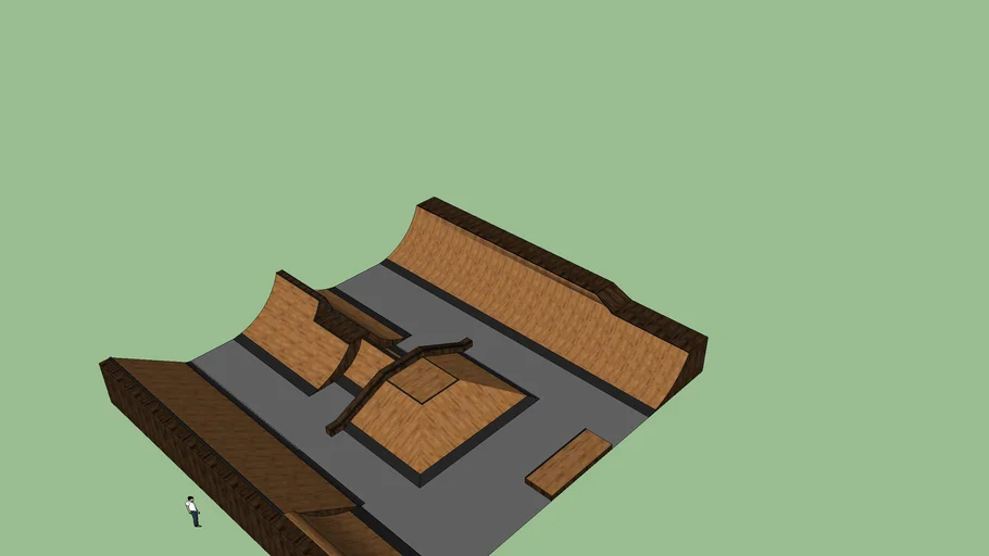 small wood skatepark