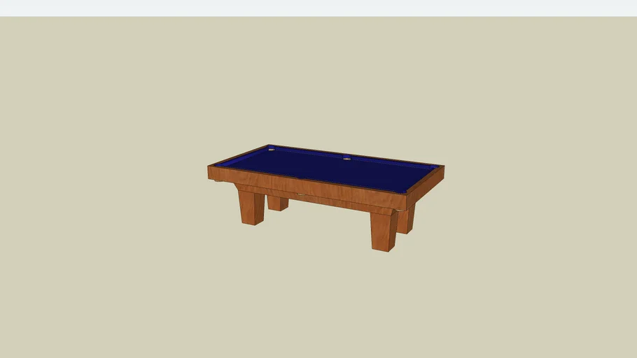 Pool Table | 3D Warehouse