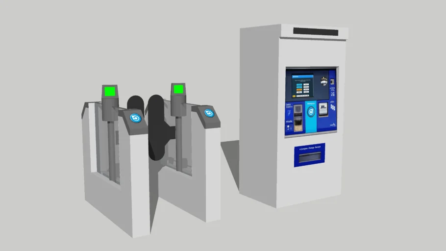 Cubic Faregate and Ticket vending Machine