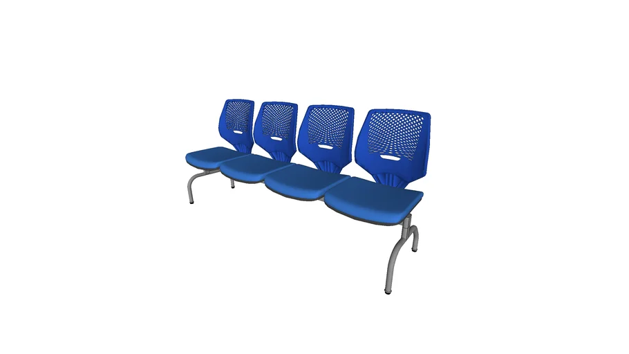 Longarina Smart Cadeira Espera Beam Chair