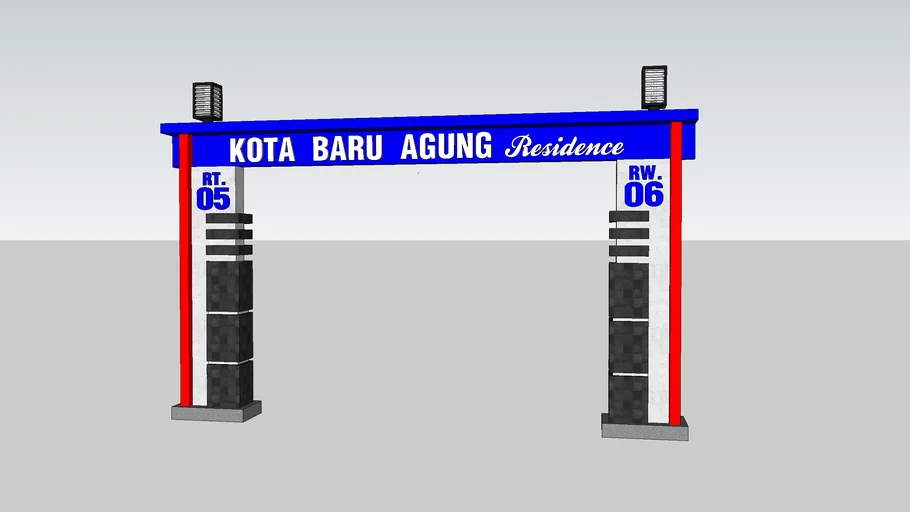 GAPURA MODERN MINIMALIS