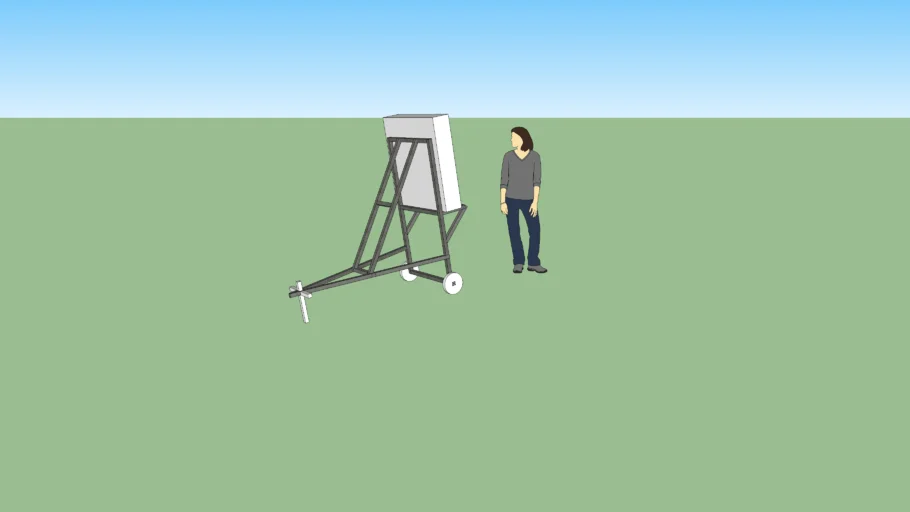 archery target stand with wheels