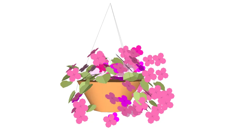 Hanging Plant w/ Basket