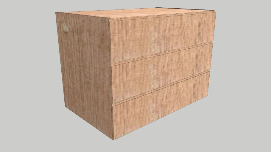 IVAR Chest of 3 Drawers