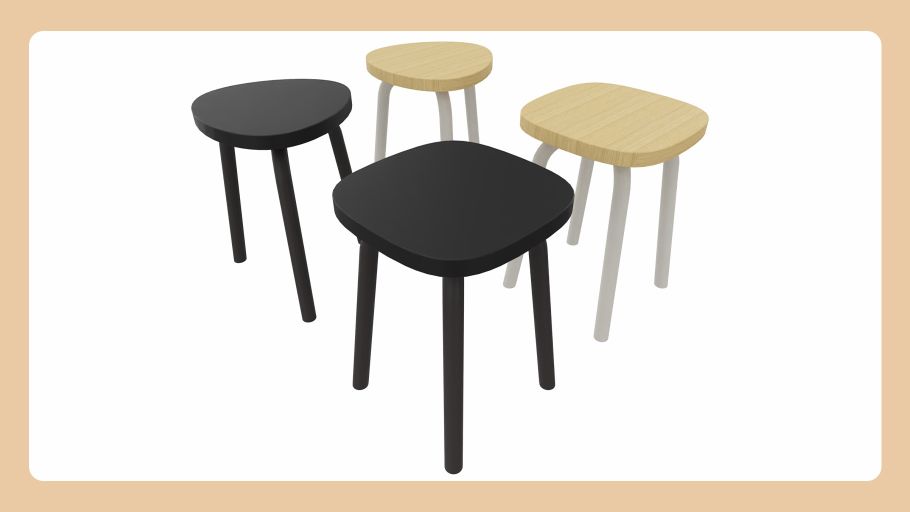 Seating - Pully Stool - Cascando