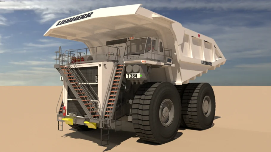 LIEBHERR  T284  dump truck mining