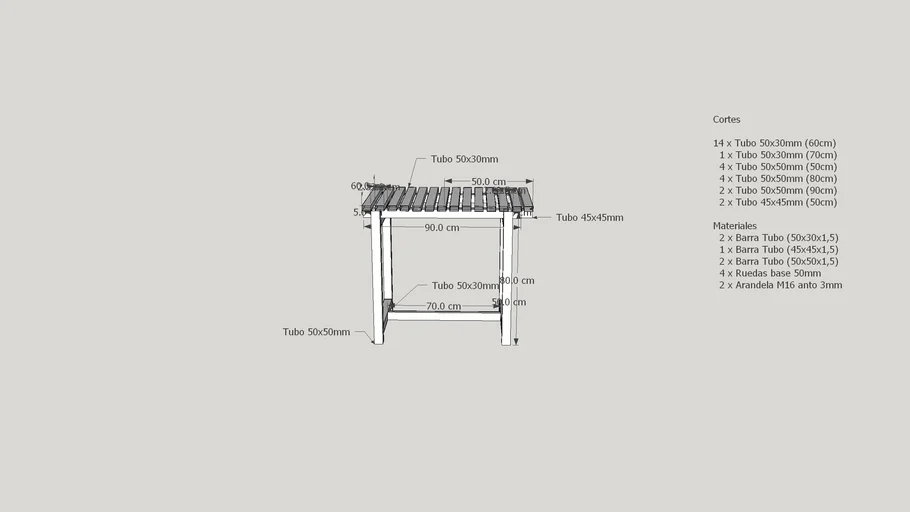 Mesa de Soldadura / welding table