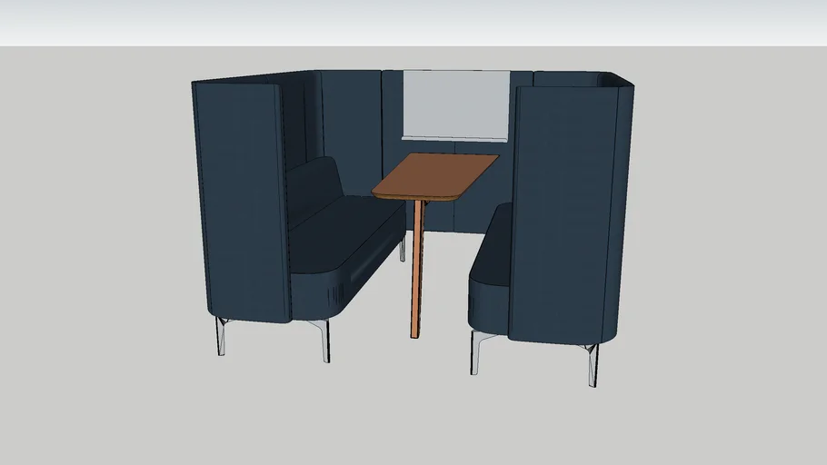 Pullman Booth 2 Seat Booth