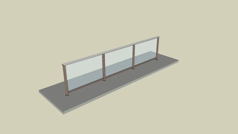 Glass railing