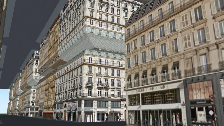 Inception-City Bending-Paris
