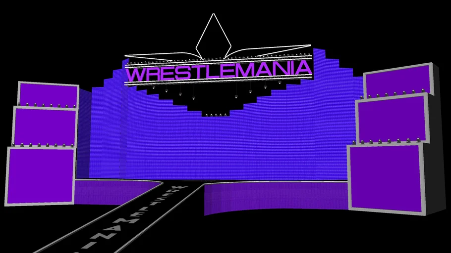 WWE WrestleMania 30 Concept Stage Model