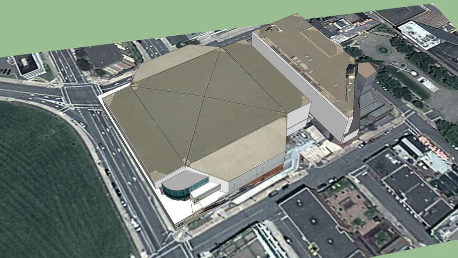 Halifax Metro Centre & WTCC Convention Centre - unfinished model