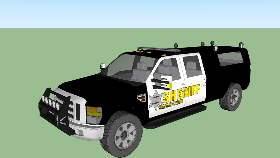 Sketchup County Sheriff Ford Truck