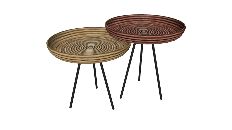 Mesa lateral fibra natural