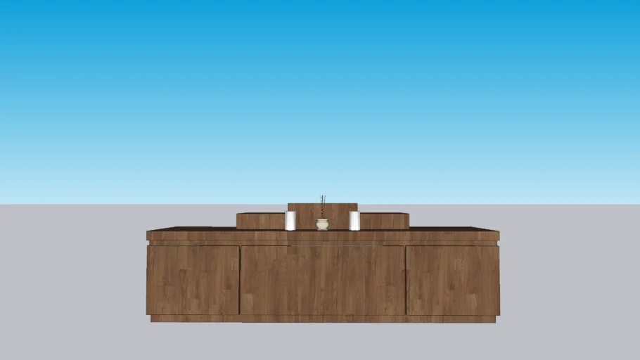 set of altar table / โต๊ะหมู่บูชา
