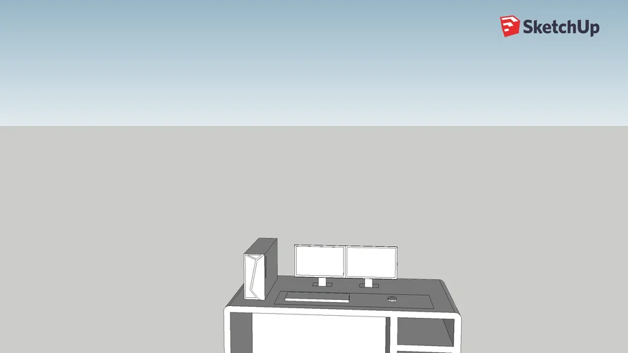gaming setup | 3D Warehouse