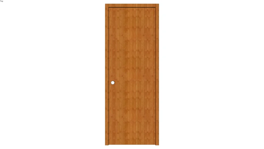Wooden Toilet Door
