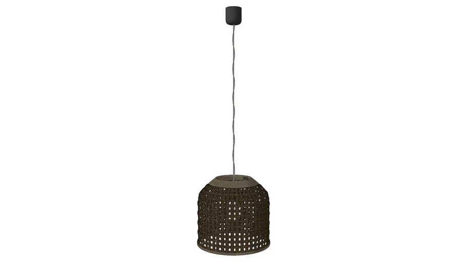 Bamboo weaved lamp