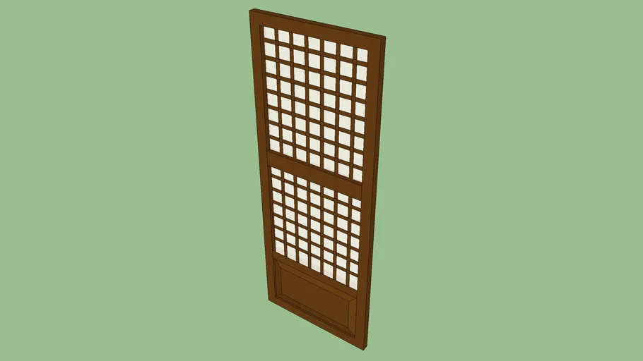 Capiz window panel
