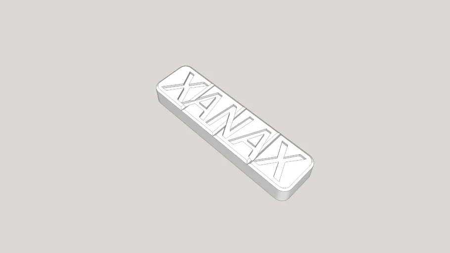 XANAX pill