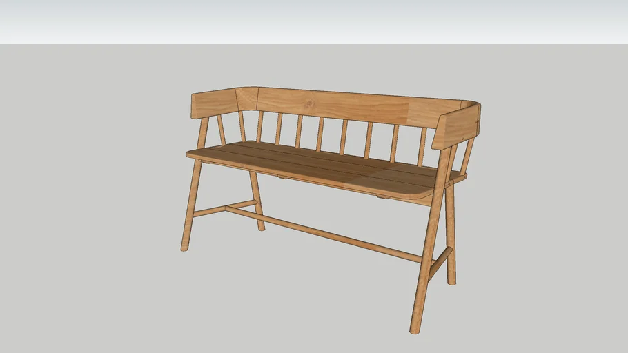 HK living  garden bench natural