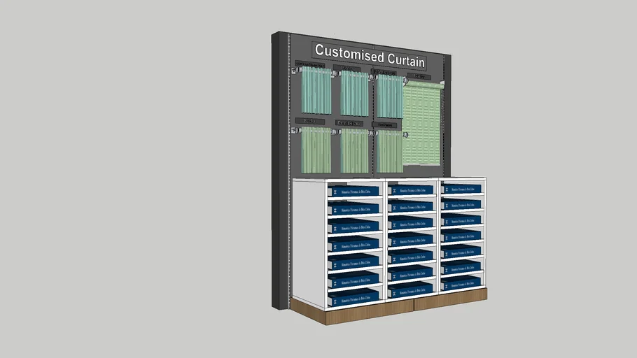 Customised Curtain Display