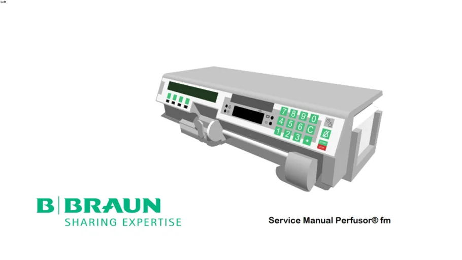 B I Braun Service Manual Perfusor® fm