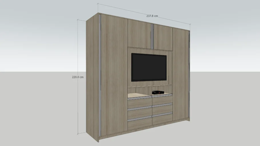 GUARDA ROUPAS - COM TV 40"