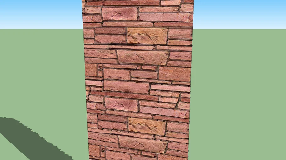 mur de pierre 3D