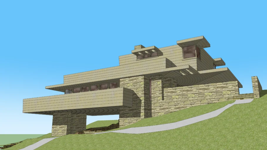 John C. Pew House- Frank Lloyd Wright