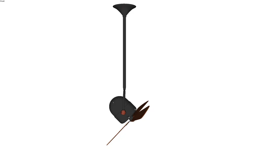 Ventilador Teto Preto - Gerbar