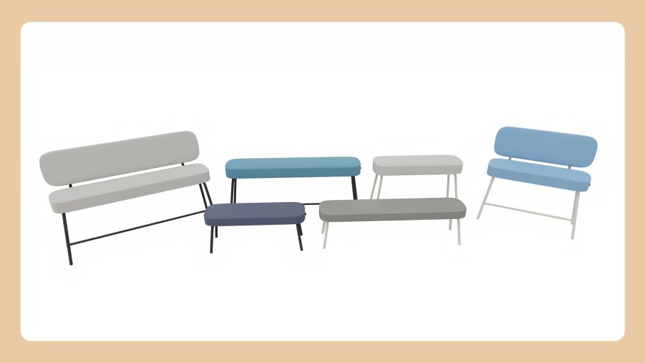 Seating - Pully Bench - Cascando