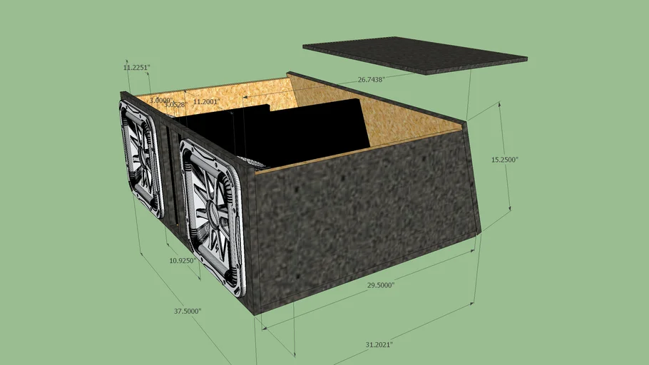 KICKER L7 12" BOX MEETS KICKER SPECS FOR MAX SPL