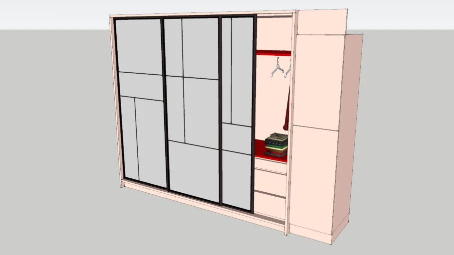 Sliding door wardrobe
