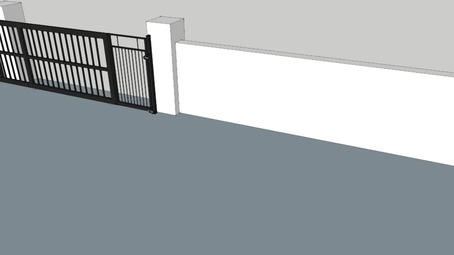 Rolling Gate/Pedestrian Gate