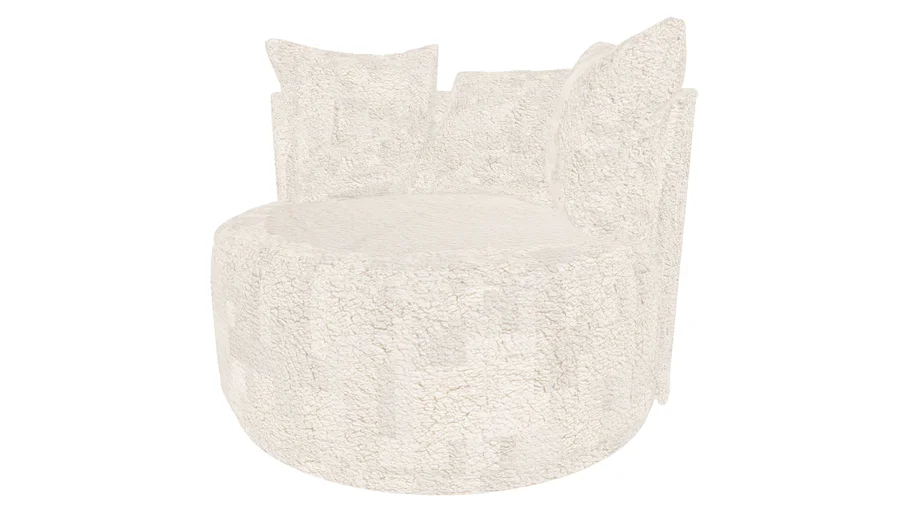 Ronde fauteuil boucle